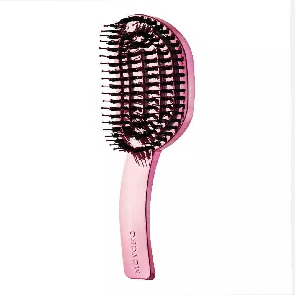 Moyoko - Hailo Detangling Brush - Pink Chrome