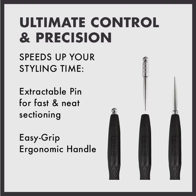 Moyoko - Professional Silver Arch Round Brush - 35mm