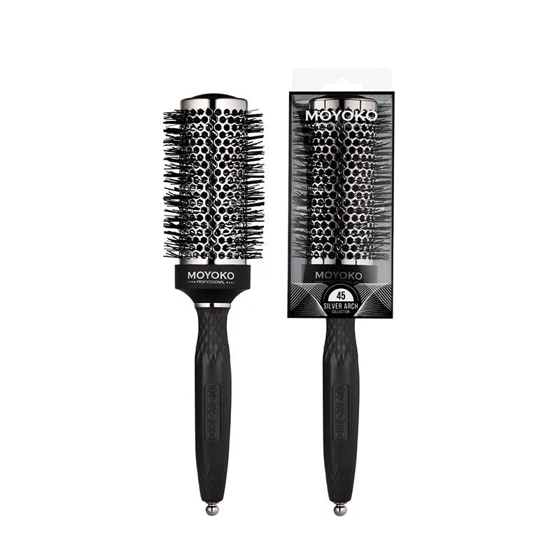 Moyoko - Professional Silver Arch Round Brush - 45mm