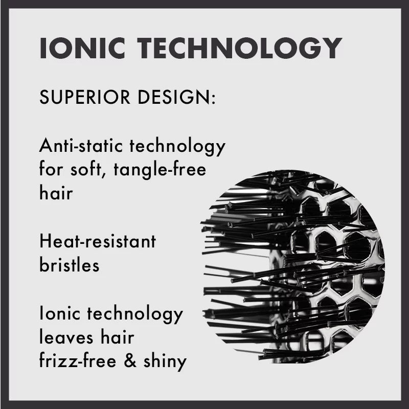 Moyoko - Professional Silver Arch Round Brush - 55mm