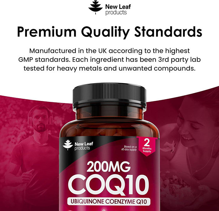 New leaf - coQ10 Supplements 2 Months Supply