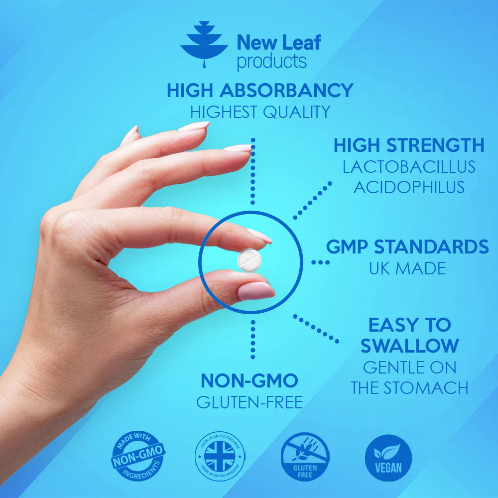 Probiotic Acidophilus Tablets - Digestive & Gut Health