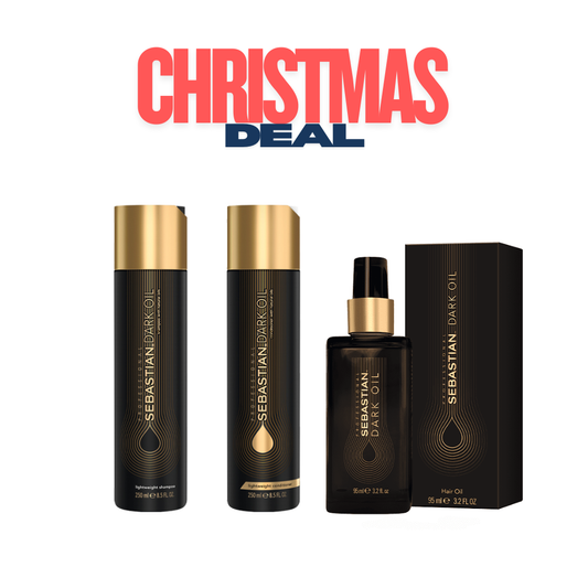 Sebastian - Dark Oil Festive Gift Set (Shampoo + Conditioner + Oil)