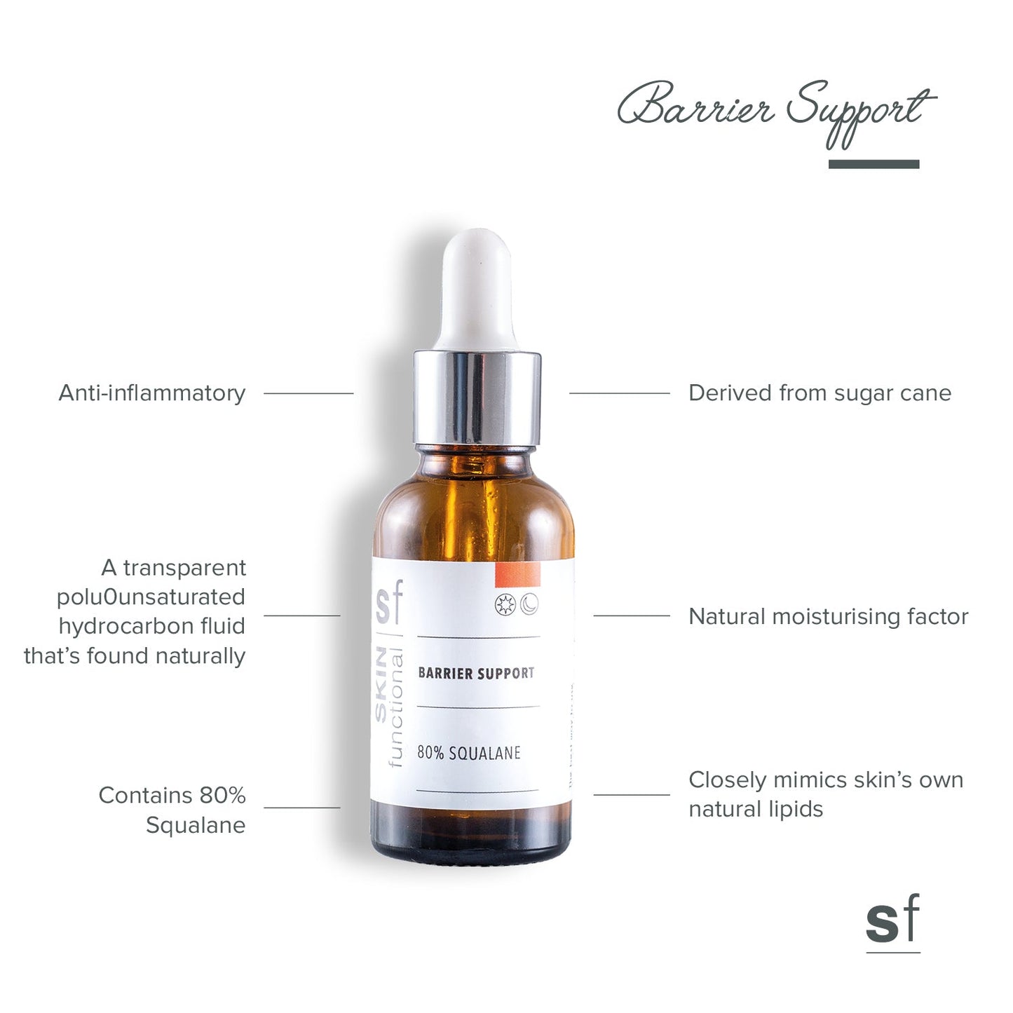 Skin Functional - Barrier Support (80% Squalane) 30ml - KolorzOnline