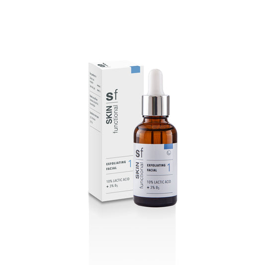 Skin Functional - Exfoliating Facial 1 10% Lactic Acid + 3% B5 - 30ml - KolorzOnline