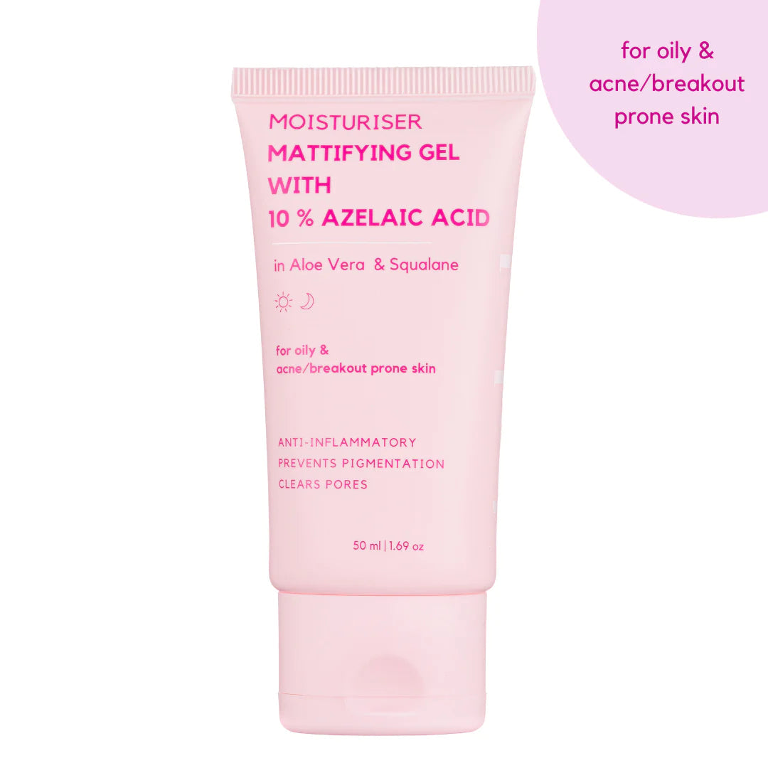 Standard Beauty- Mattifying Gel Moisturiser with 10% Azelaic
