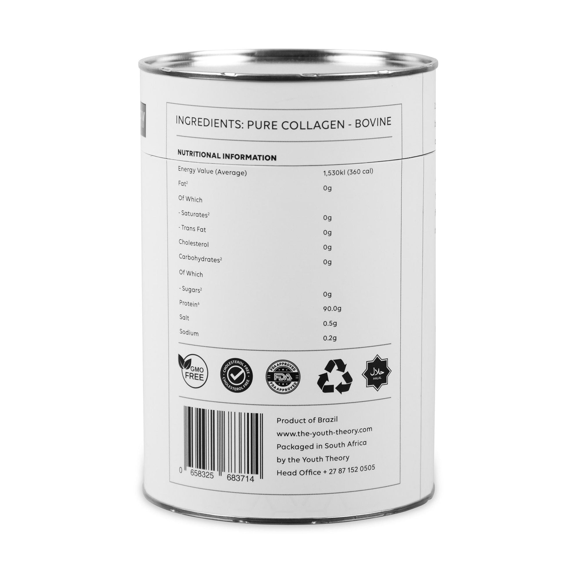 The Youth Theory - Premium Collagen Peptides - 250g - KolorzOnline