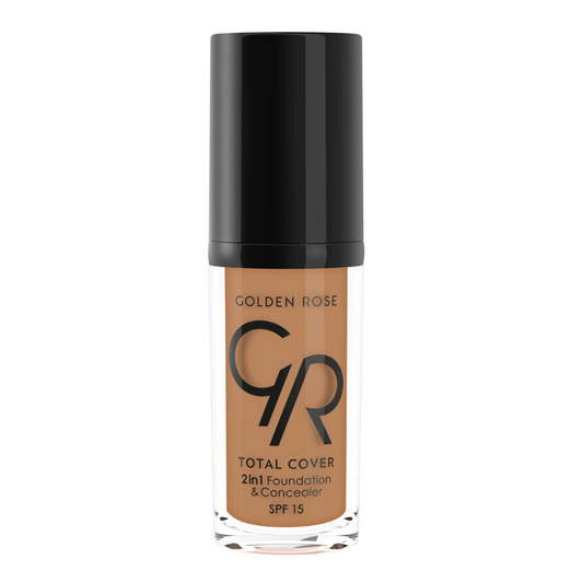 TOTAL COVER 2in1 Foundation & Concealer - 24 Deep Mocha