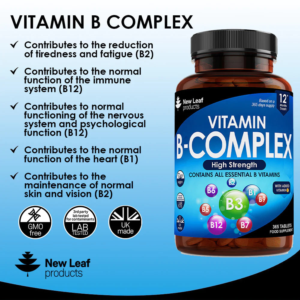 Vitamin B Complex (One Year Supply)