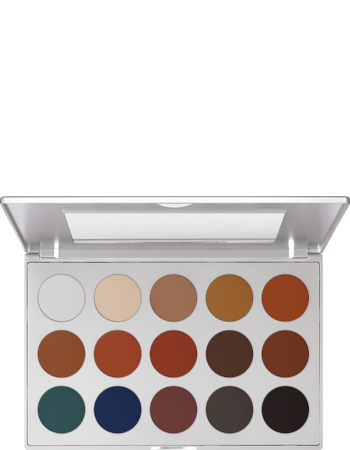Kryolan -15 Shade Silver Eyeshadow Palette