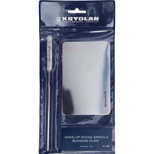 Kryolan - Make Up Mixing Spatula / Blending Plate Set
