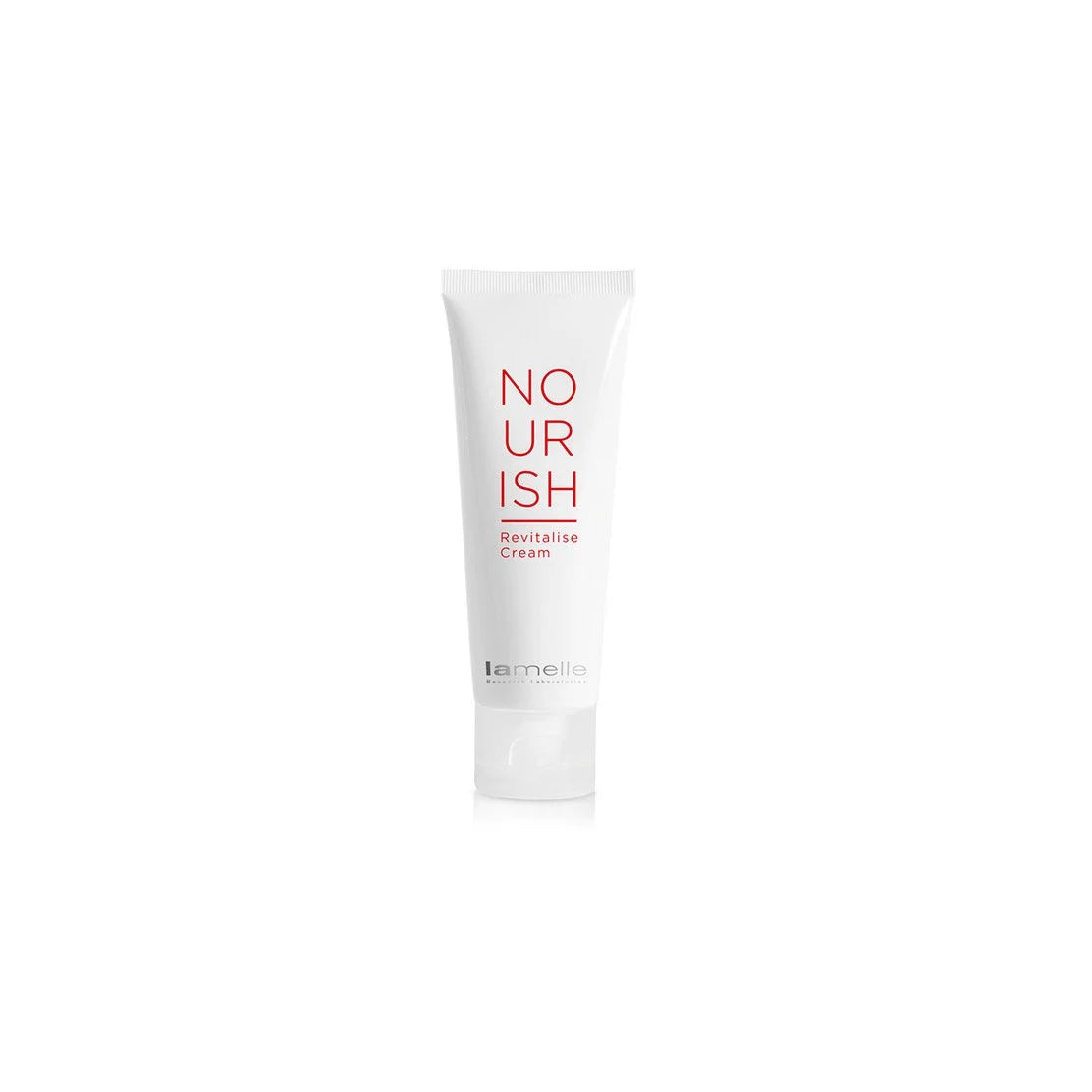 Tube of Nourish Revitalize Cream on a white background