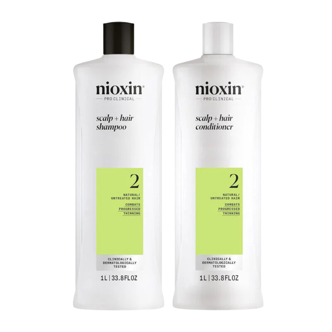 Nioxin - System 2 Shampoo And Conditioner 1000ml Bundle