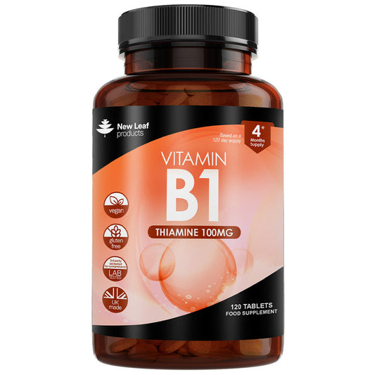 New Leaf - Vitamin B1 Tablets Thiamine Supplement