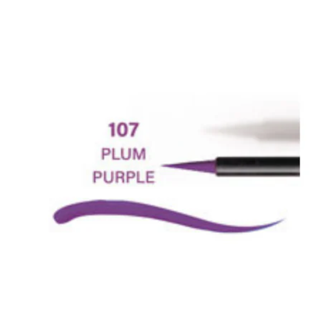 Golden Rose - Flash Liner Colored Eyeliner - 107 Plum Purple