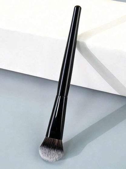 KolorzOnline - Professional Angled Foundation Brush, Dense Soft Bristles, Flawless Full-Coverage Application, Cruelty-Free Synthetic, For Liquid & Cream Makeu
