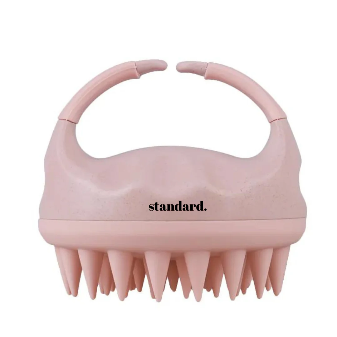 Standard Beauty - Silicone Scalp Massager Pink