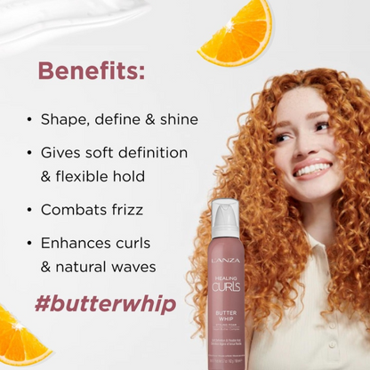 L'anza - Healing Curls Butter Whip Styling Foam 168ml