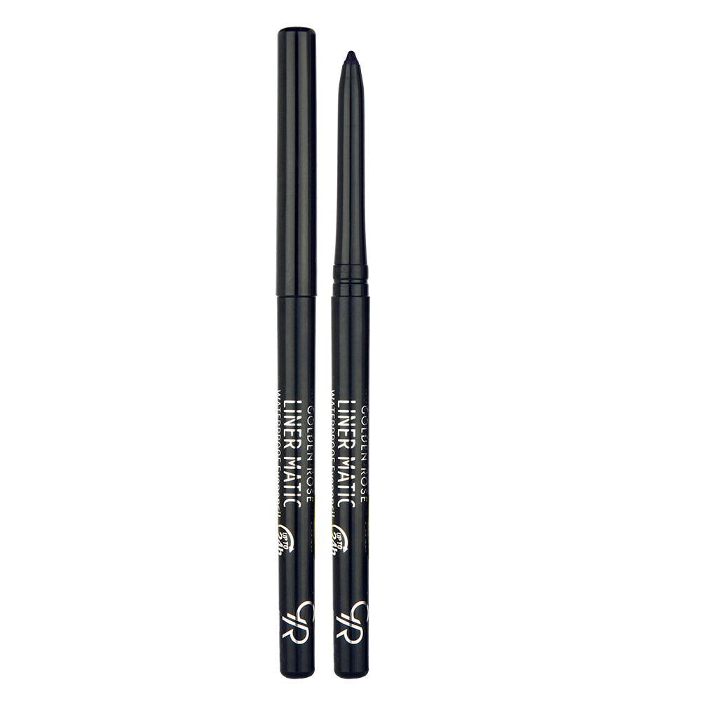 Golden Rose - Liner Matic Waterproof Eyepencil - 201 Black