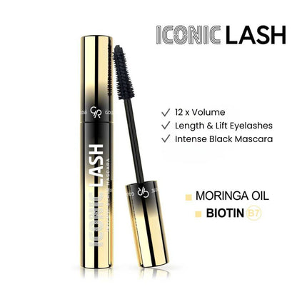 Golden Rose - Iconic Lash | Intense Black Mascara with Biotin