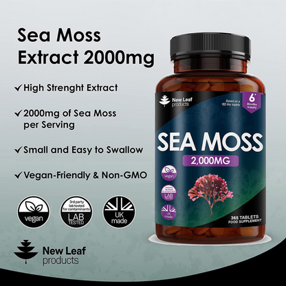 New Leaf - Sea Moss Tablets 6 Month Supply