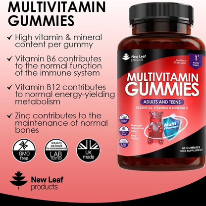 New Leaf - Multivitamin Gummies Vegan for Adults and Teens