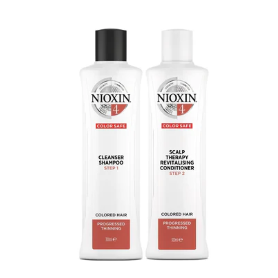 Nioxin System 4 Shampoo And Conditioner 300ml Bundle