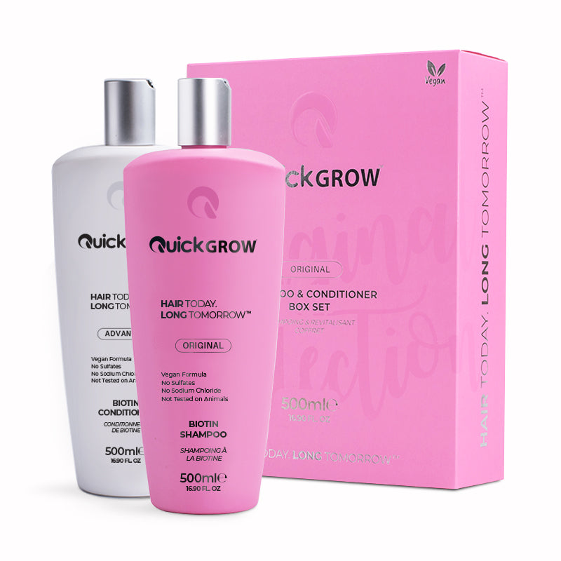 Quick Grow - 500ml Biotin Shampoo & Conditioner Combo