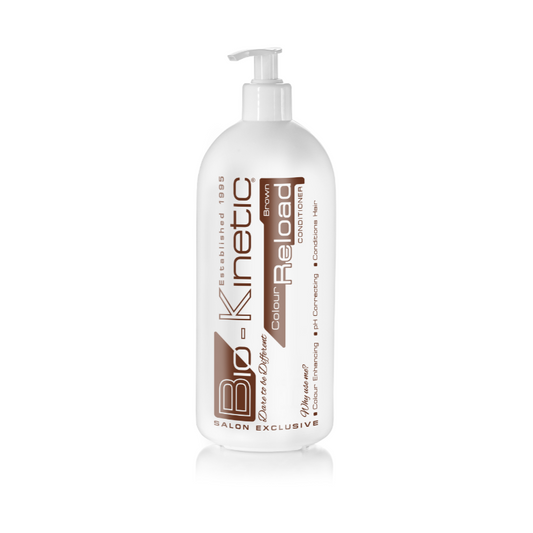 White bottle with brown text on a white background