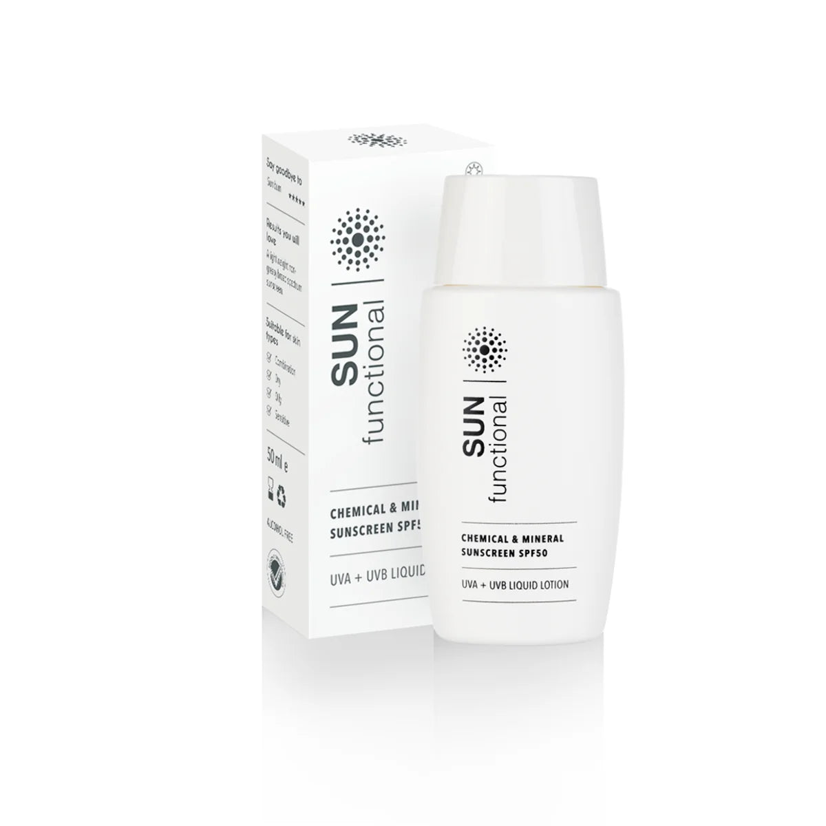 Skin Functional - Chemical and Mineral Sunscreen SPF50