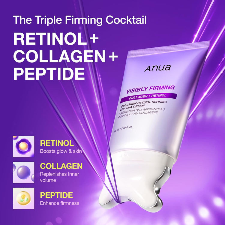 K Beauty - Anua Collagen Retinol Refining Gua Sha Cream 80ml