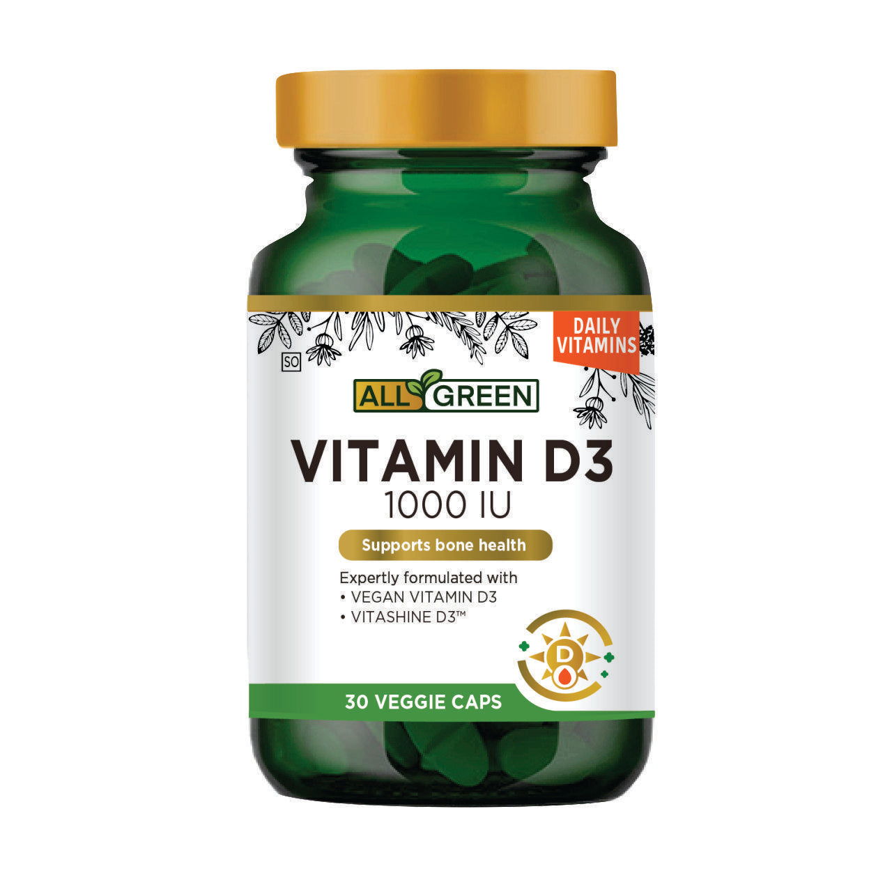 All Green - Vitamin D3 1000IU