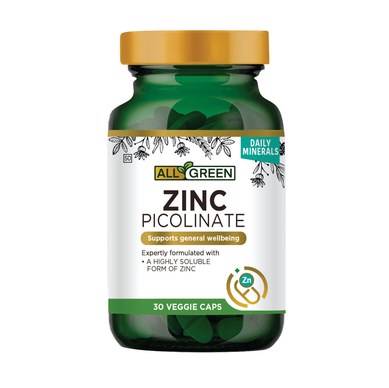 All Green - Zinc Picolinate 30