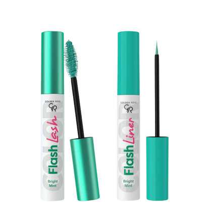 Golden Rose - Flash Lash and Liner Duo - Bright Mint