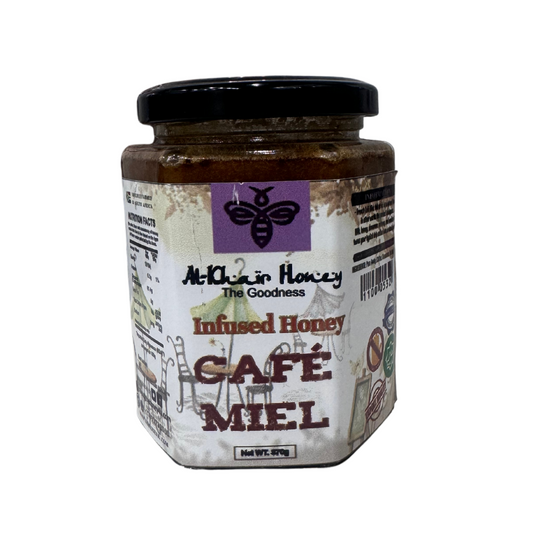 AL KHAIR HONEY - Cafe Miel Honey 370g Glass Jar