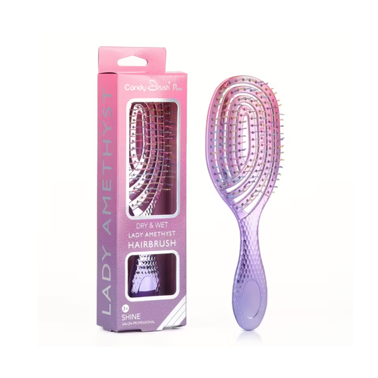 Candy Brush Pro - Romantic Amethyst Detangling Brush