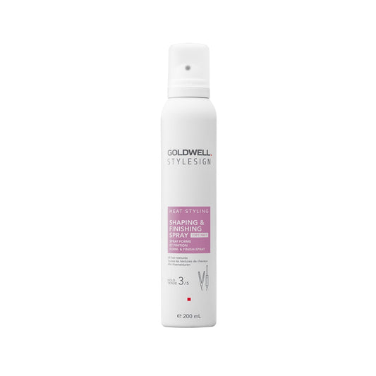 Goldwell hair spray bottle on a white background