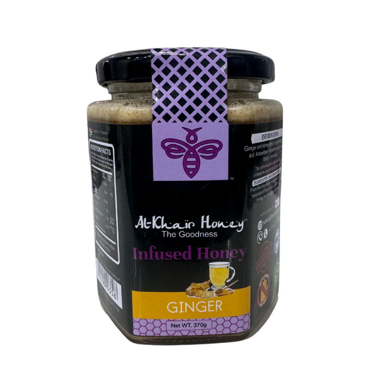 AL KHAIR HONEY - Infused Ginger Honey 370g Glass Jar