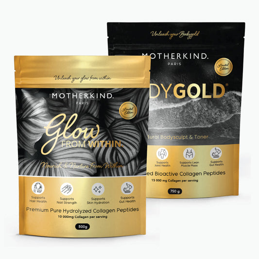 Motherkind - Glow 500g & BodyGold 750g Collagen Bundle - LIMITED EDITION