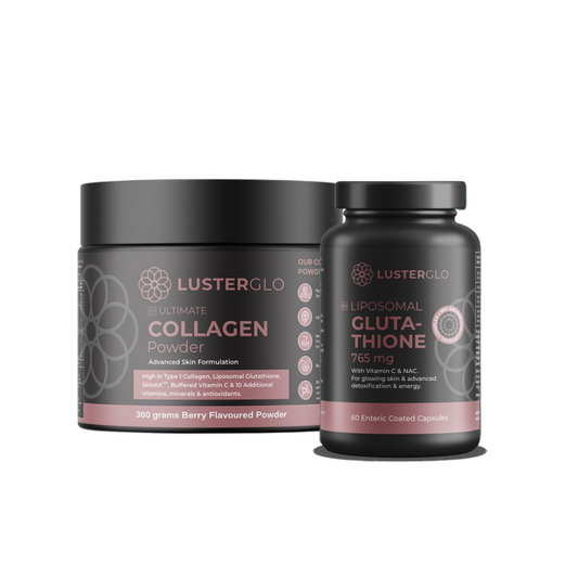 Luster Glo - Ultimate Collagen Powder & Capsules Bundle