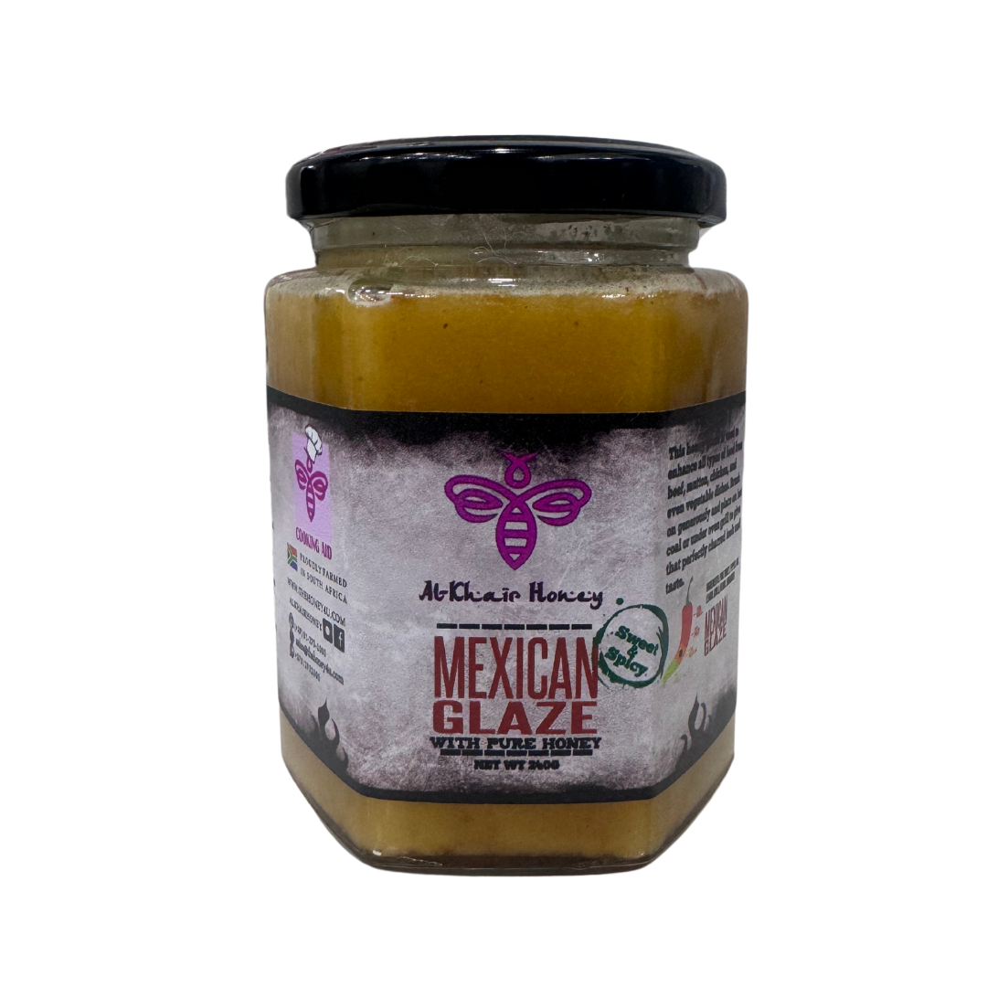 AL KHAIR HONEY - Mexican Glaze Honey 370g Glass Jar
