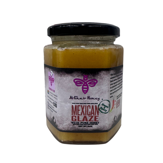 AL KHAIR HONEY - Mexican Glaze Honey 370g Glass Jar