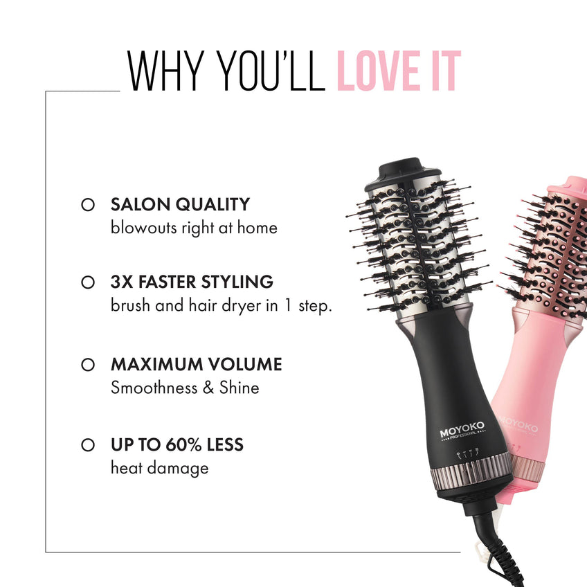 Moyoko - Mini Magnitude Blowbrush - Pink