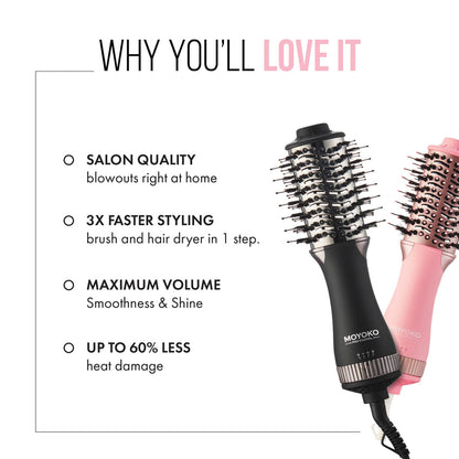 Moyoko - Mini Magnitude Blowbrush - Pink