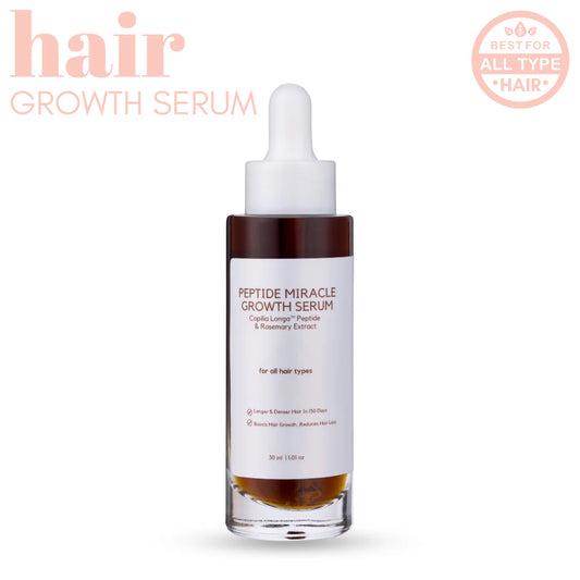 Standard Beauty - Peptide Miracle Hair Growth Serum 30ml | With Rosemary Extract & Plant-Stem-Cells