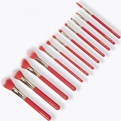 BH Cosmetics - Miss Claus - 12 Piece Brush Set + Fa La La Fierce Bag