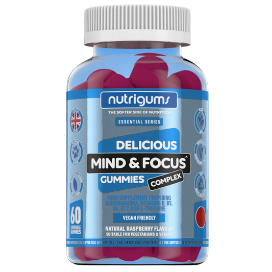 Nutrigums - Mind & Focus Ashwagandha Complex Gummy-Mental - 60 Gummies