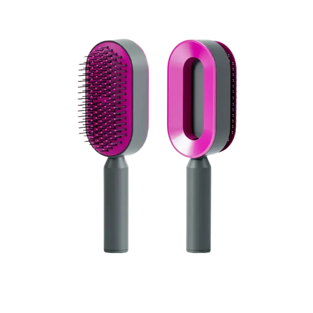 3D Self Cleaning Brush - Purple