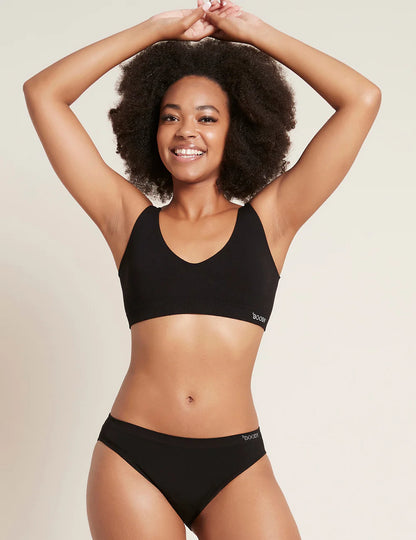 Boody - Bamboo Shaper Crop Bra - Black