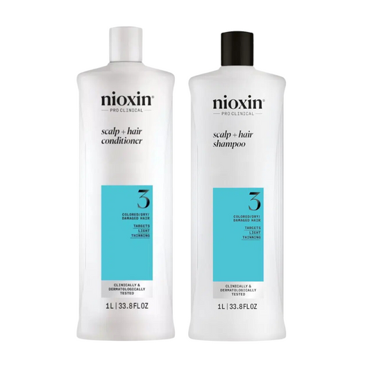 Nioxin System 3  Shampoo And Conditioner 1000ml Bundle